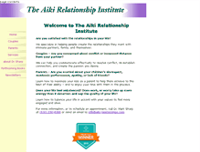 Tablet Screenshot of aiki-relationships.com